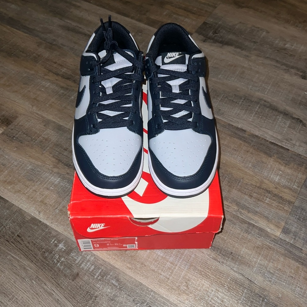 Nike dunk low retro’s wolf grey/ dark obsidian